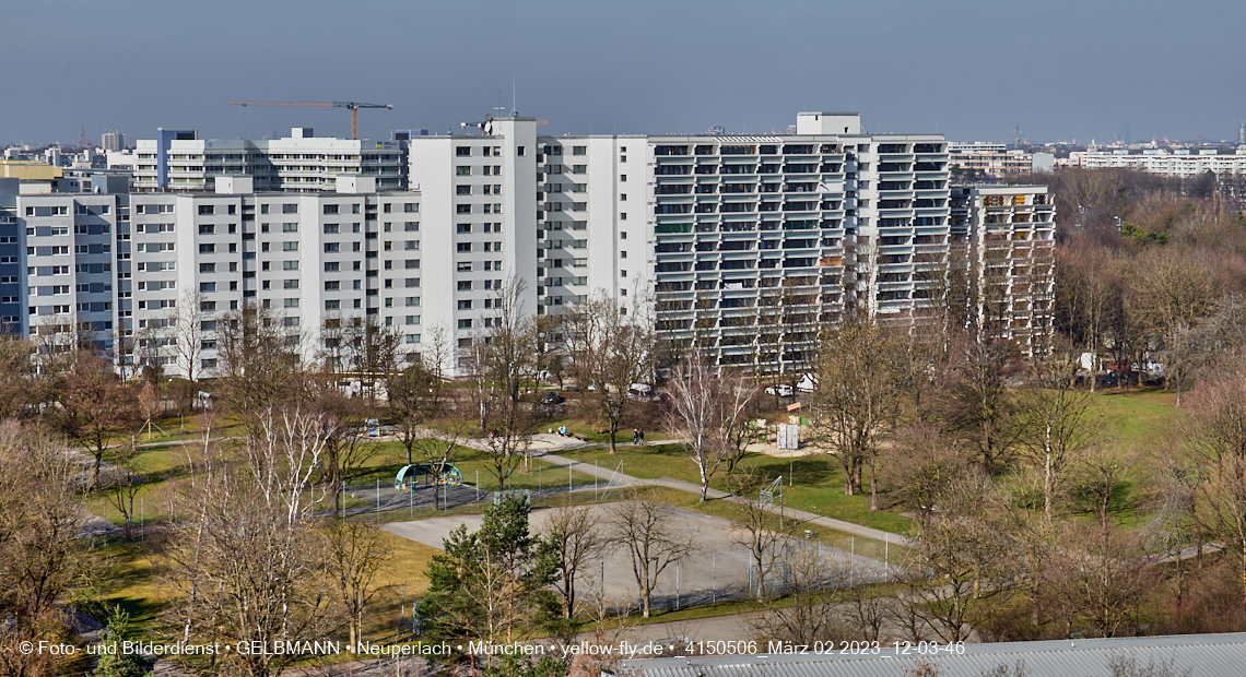 02.03.2023 - Panoramaufnahmen vom Marx-Zentrum und dem Annete-Kolb-Anger